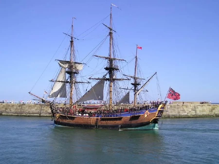 HM Bark Endeavour Replica